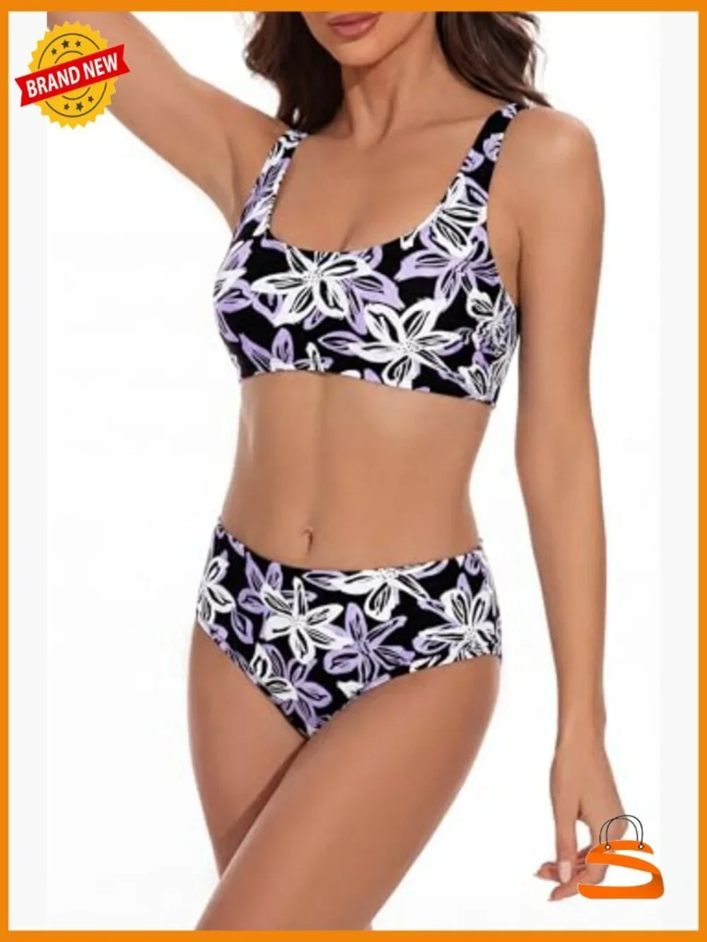 Leakproof Period Bikini Set XS Sporty Fit Quick Dry UPF 50+